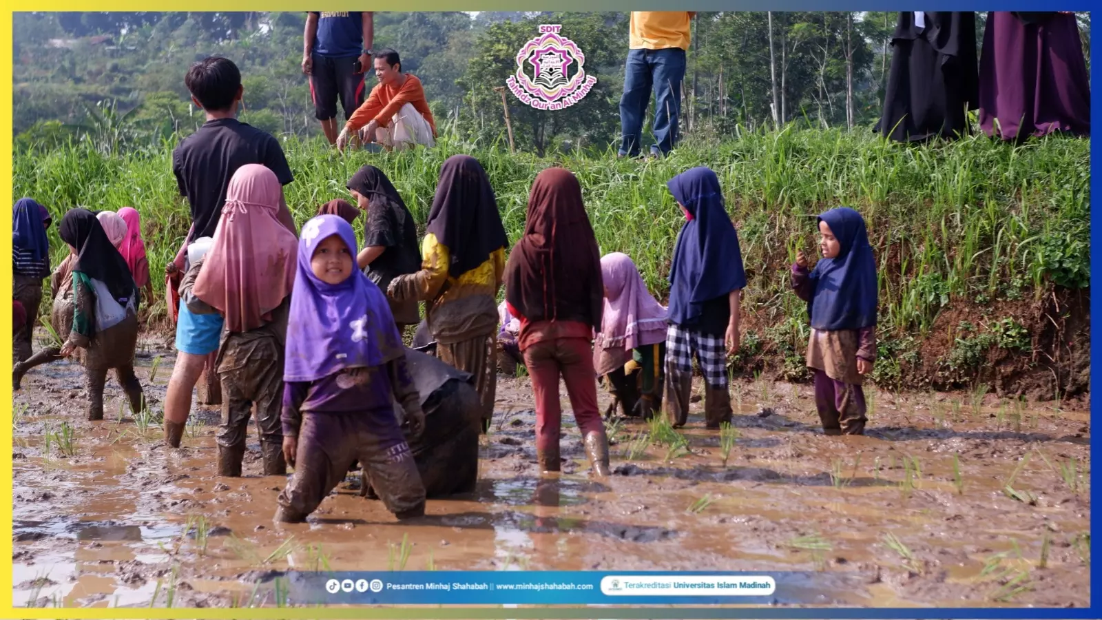 Edukasi menanam padi